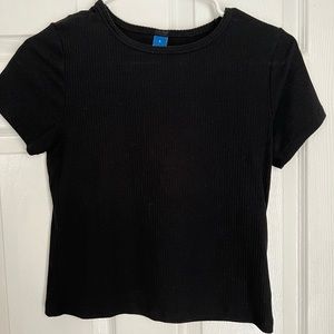 Old navy black crop top